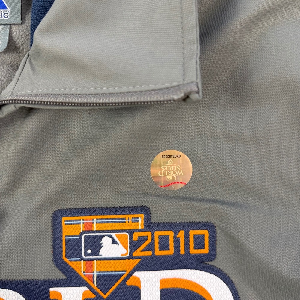 2010 World Series Jacket Mens XL MLB Majestic San Francisco Giants Dugout Issue - Picture 3 of 12